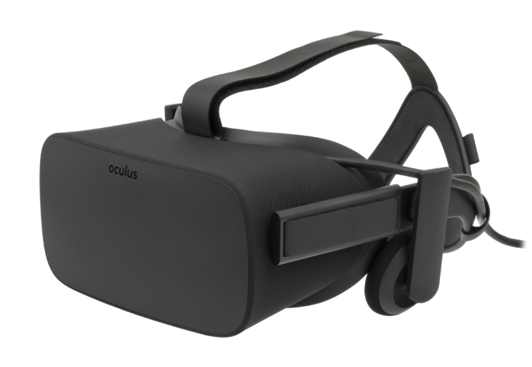 Oculus Rift CV1 Headset Front with transparent background
